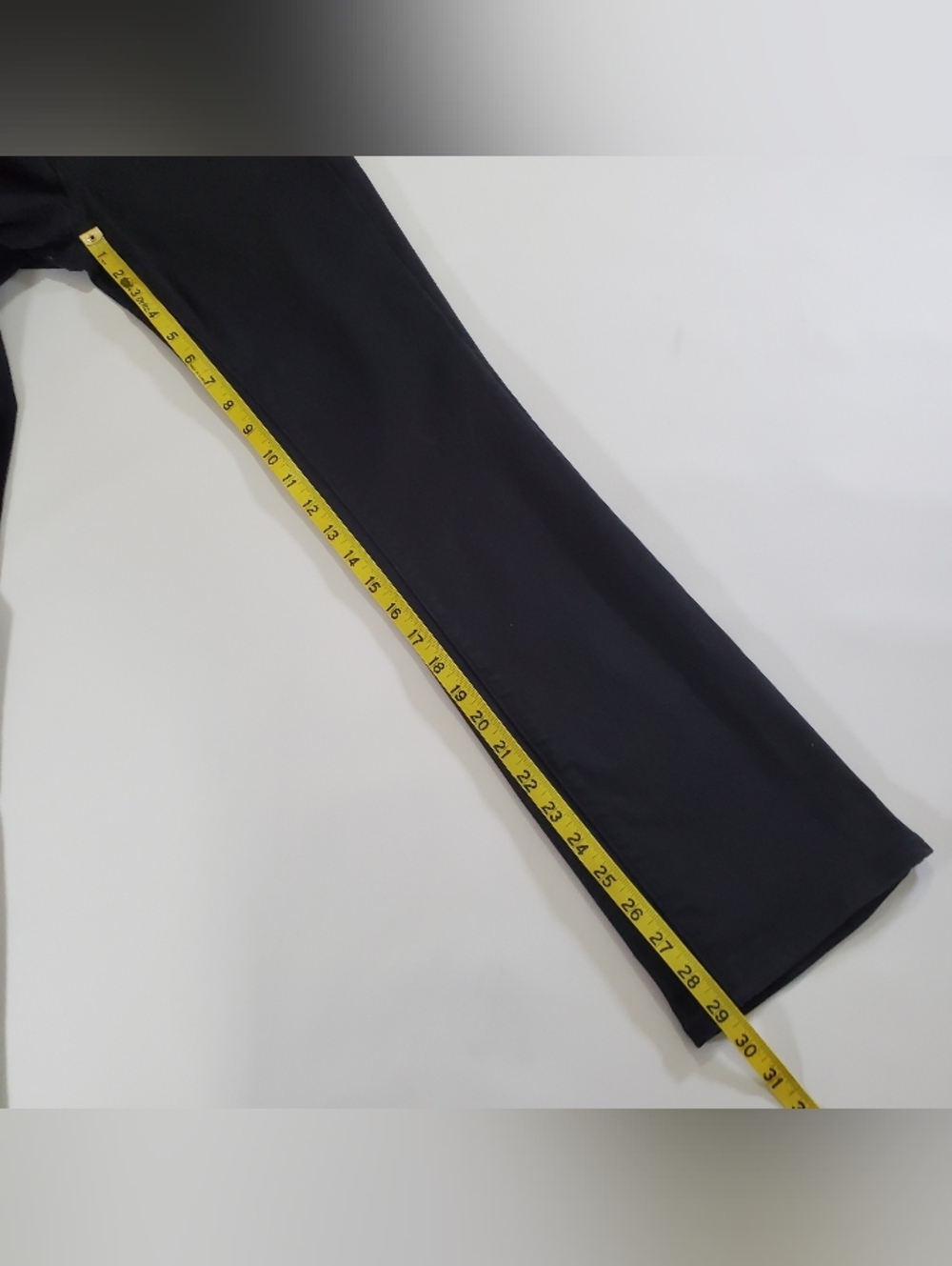 7643 * NYDJ Billie Mini Bootcut Jeans High Rise Slimming Black Denim Size 0 - Picture 13 of 14